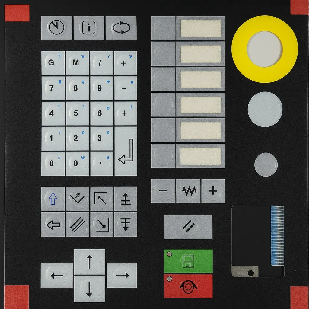 Embossed Metal Dome Membrane Switch