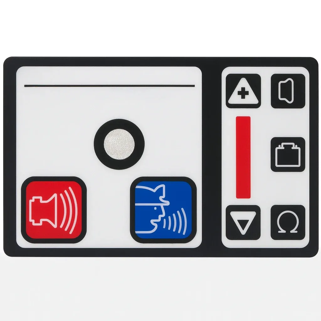 Plateau-Embossed Membrane Switch