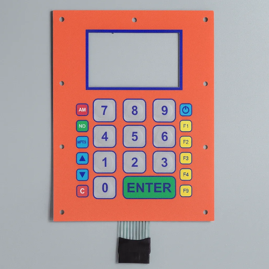 Pillow-Embossed Membrane Switch