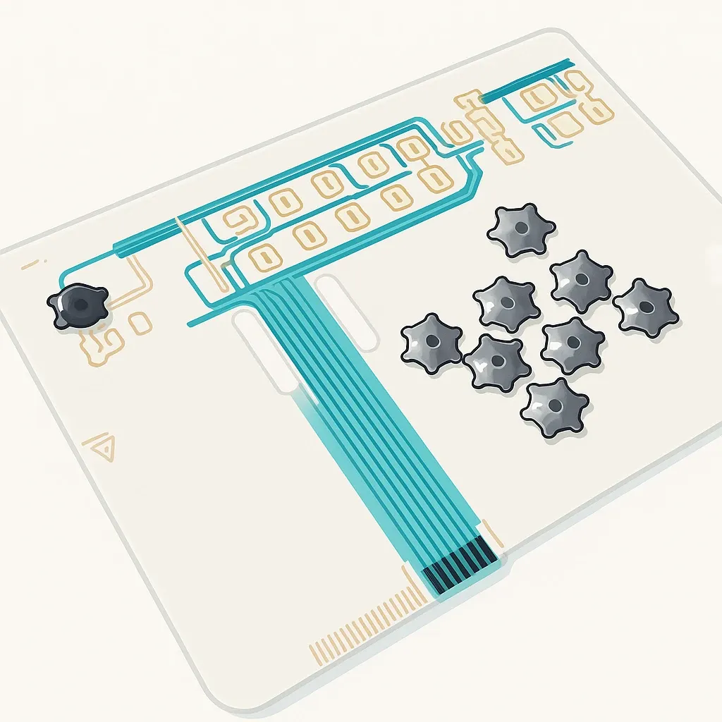 Flexible Membrane Circuit (No Overlay)