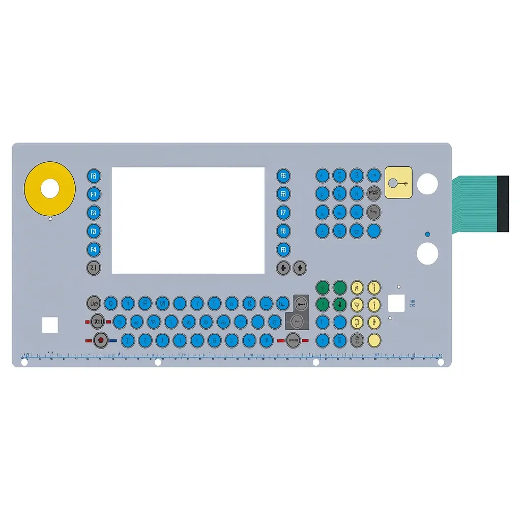 Rim-Embossed Membrane Switch