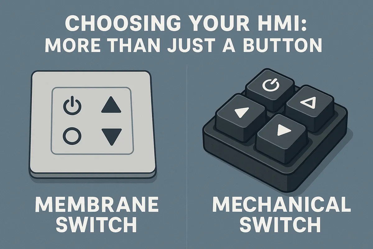 Membrane Switch vs. Mechanical Switch: Which is Right for Your HMI?