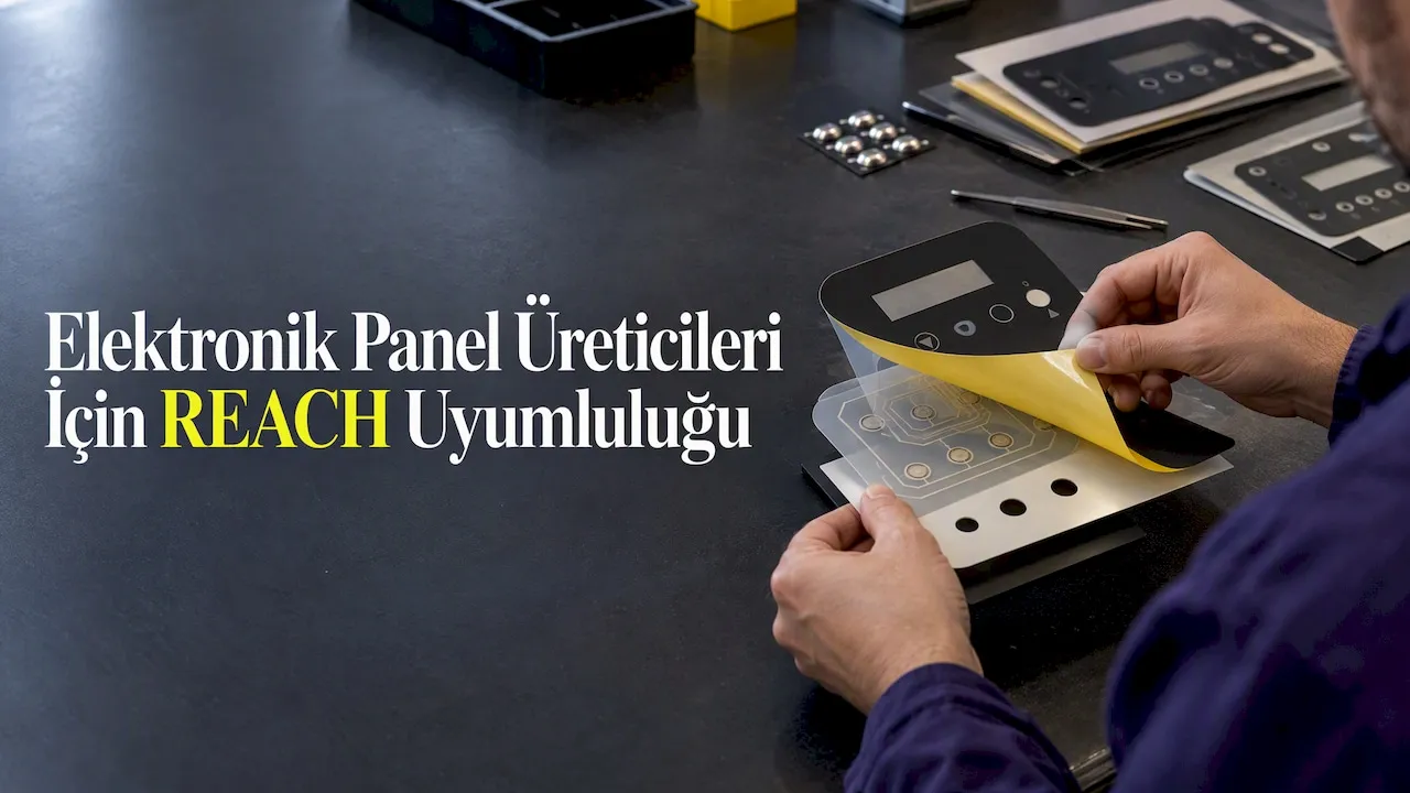 REACH değerlendirmesine özel membran anahtar katmanları