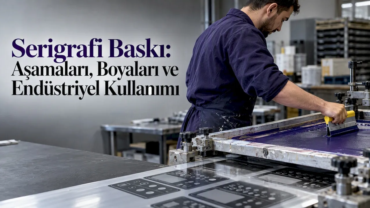 Kontrol paneli filmine elek baskısı
